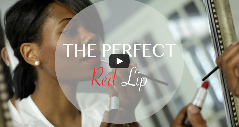 how to apply red lipstick
